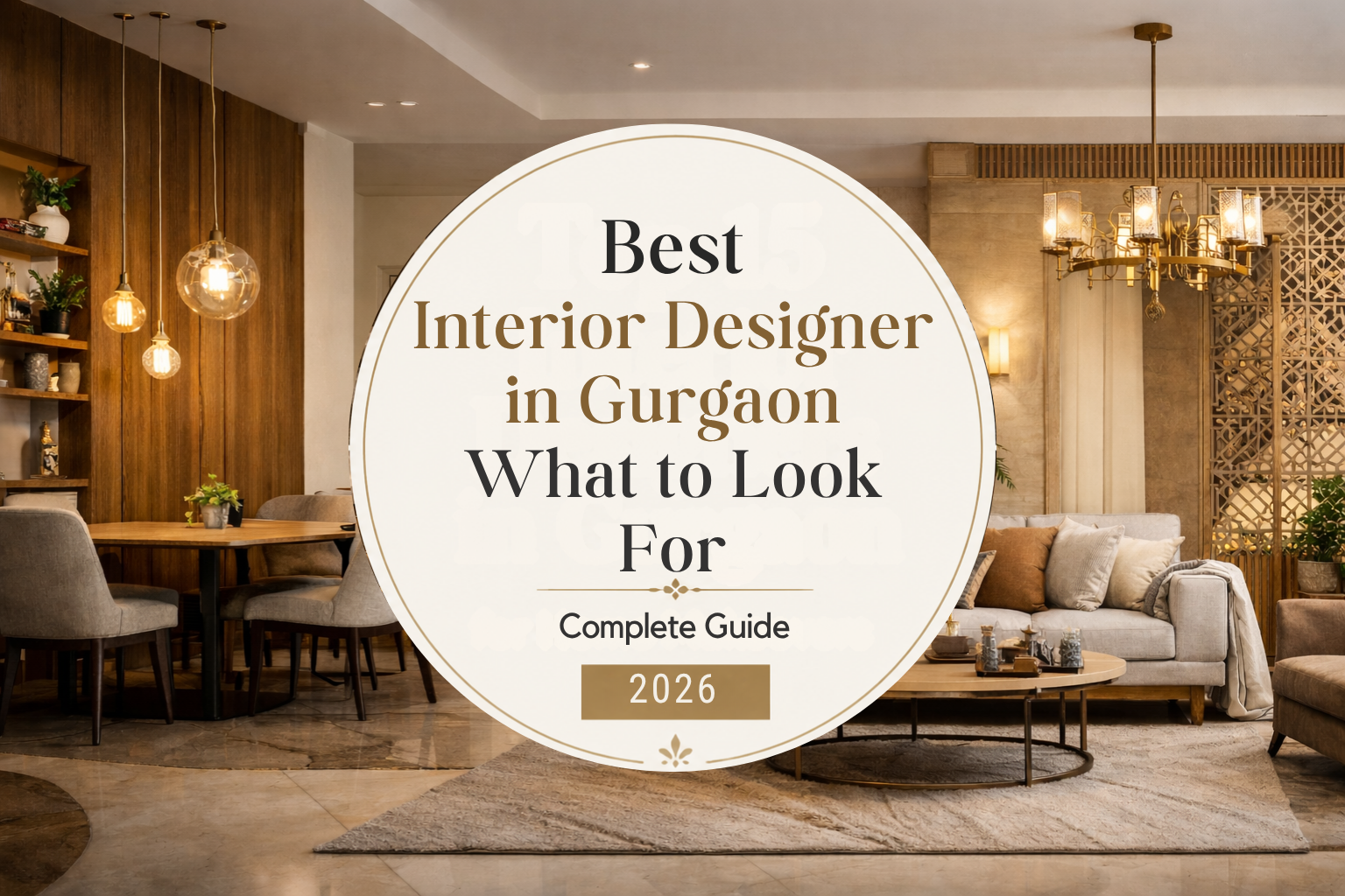 Best Interior Designer in Gurgaon 2026 What to Look For