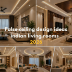 False ceiling design ideas indian living rooms 2026