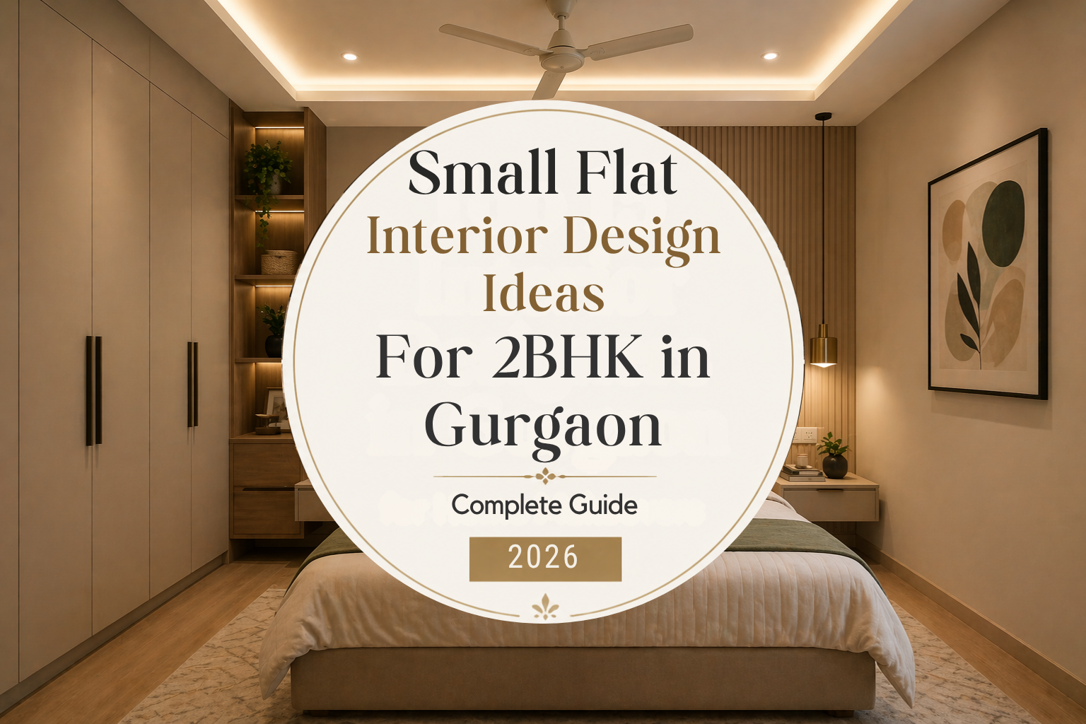 Small Flat Interior Design Ideas for 2BHK in Gurgaon — 2026 Guide