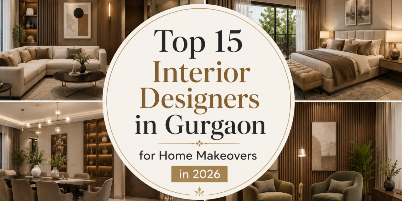 Top 15 Interior Designers in Gurgaon for Home Makeovers in 2026
