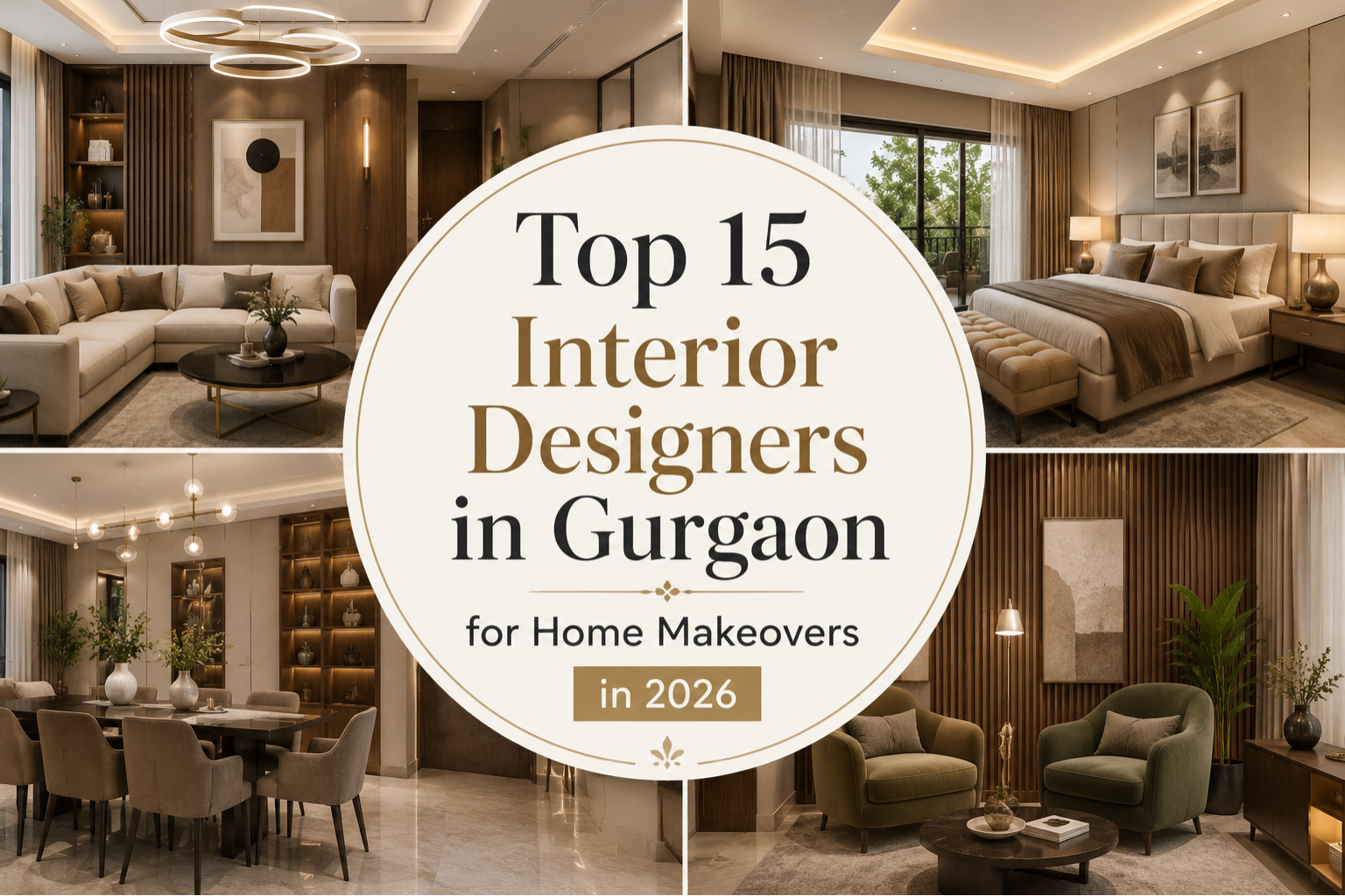 Top 15 Interior Designers in Gurgaon for Home Makeovers in 2026