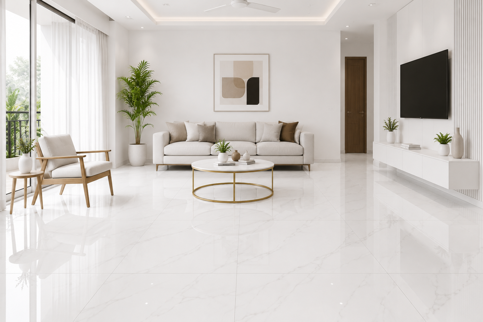 Best Flooring for Indian Homes: Tiles vs Wood vs Marble image