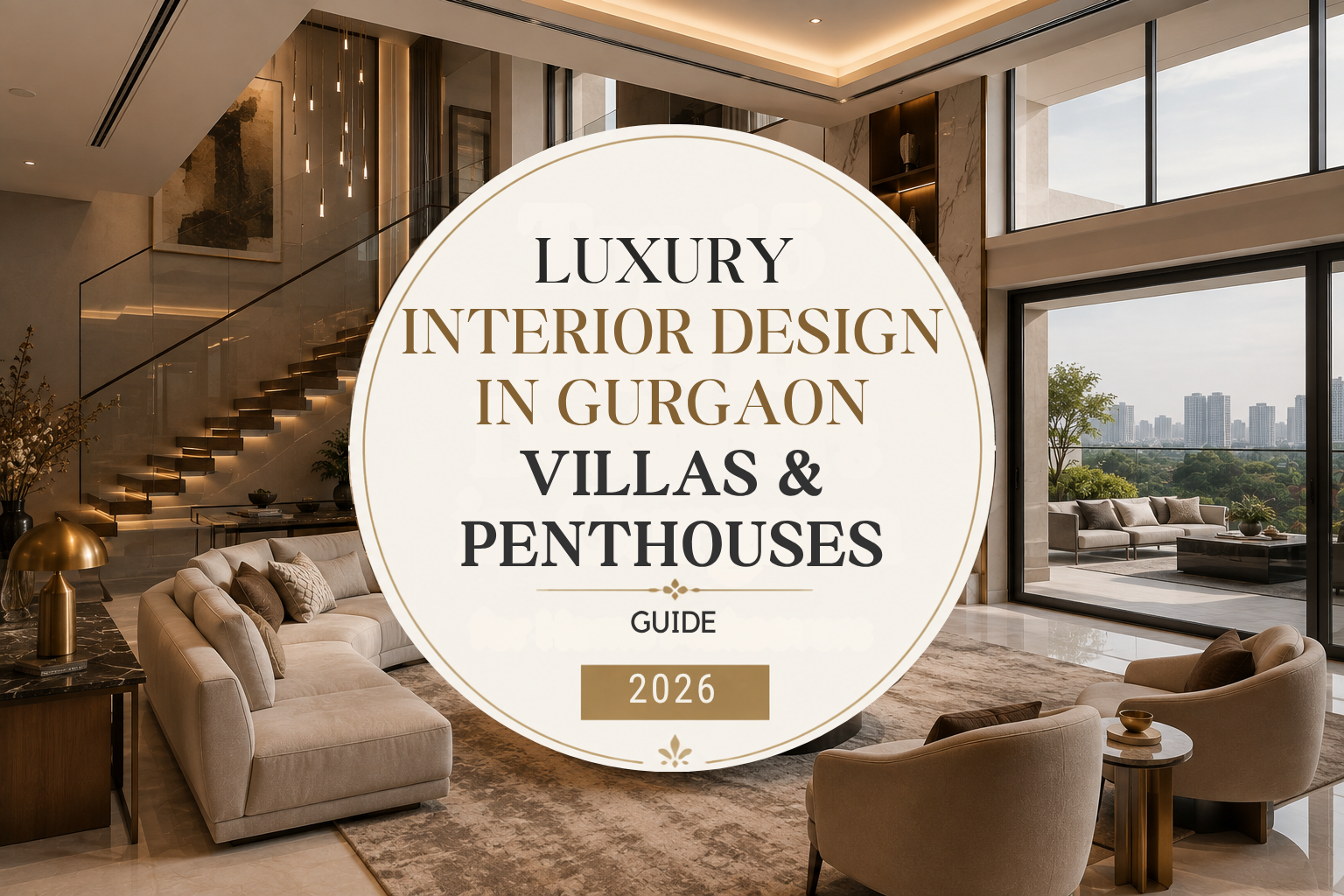 Luxury Interior Design in Gurgaon Villas & Penthouses
