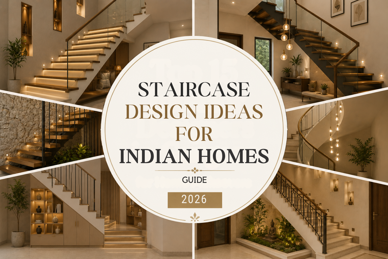 Staircase Design Ideas for Indian Homes (2026)