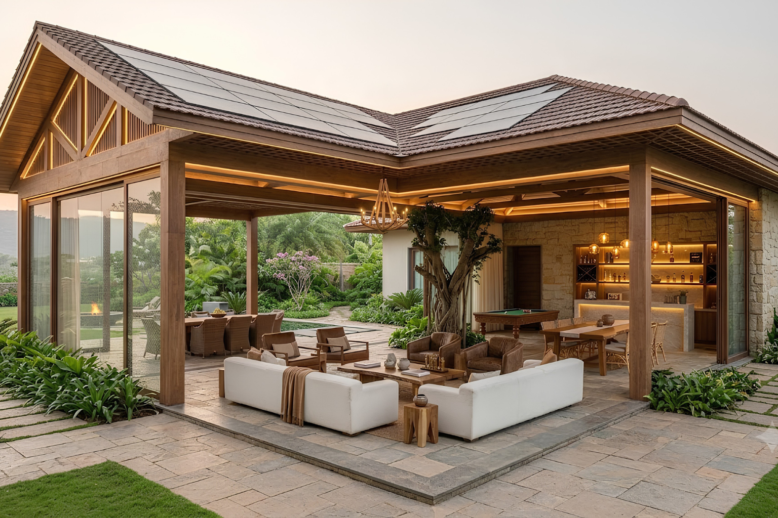 Future ready luxury farmhouse in India