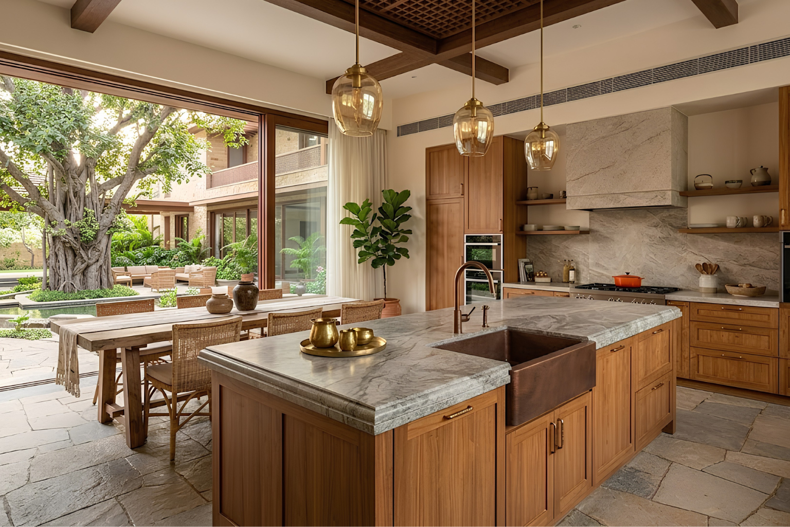 Modern farmhouse kitchen
